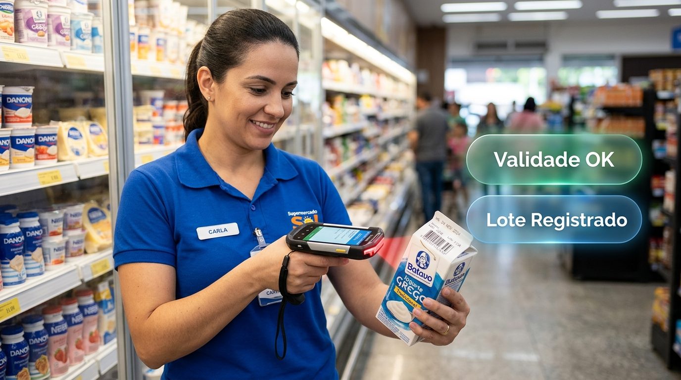 Controle de validade no chão de loja